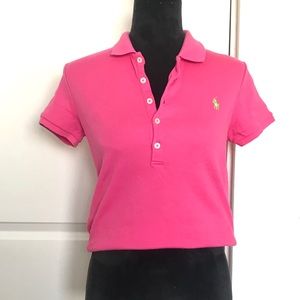 Ralph Lauren Sport Hot Pink Polo Tee